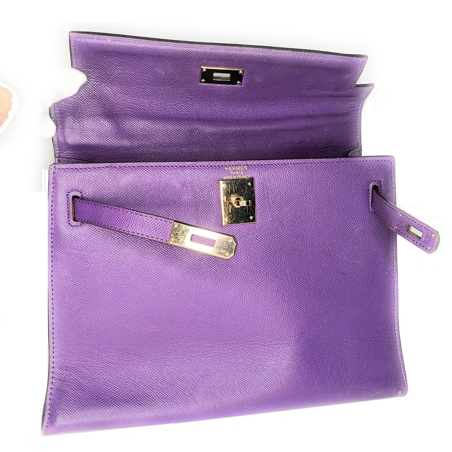 Hermès Epsom Kelly Sellier 32 Anemone Bag