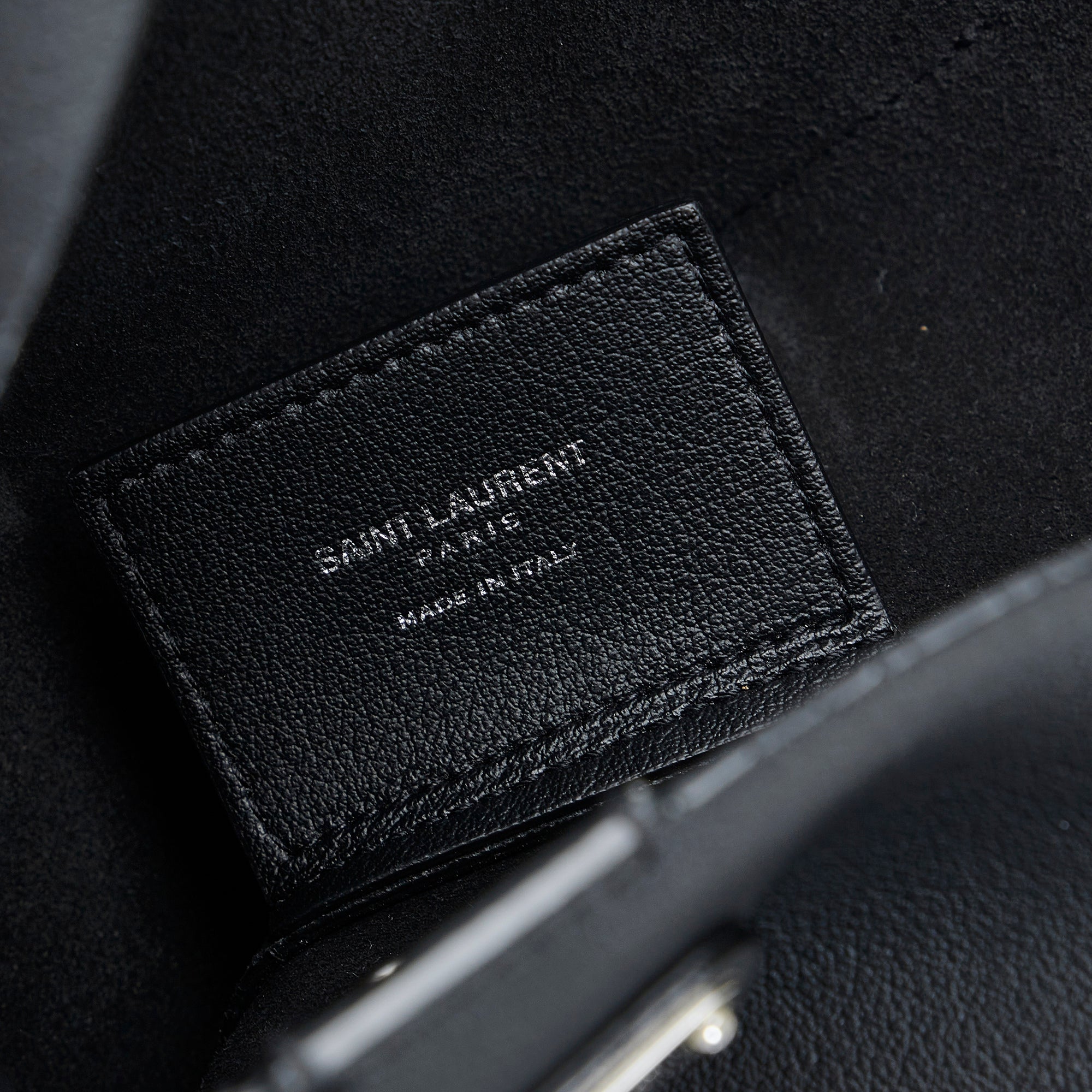 SAINT LAURENT Calf Leather Crossbody Crossbody Bag