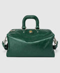 Gucci Soft Leather Backpack Dark Green