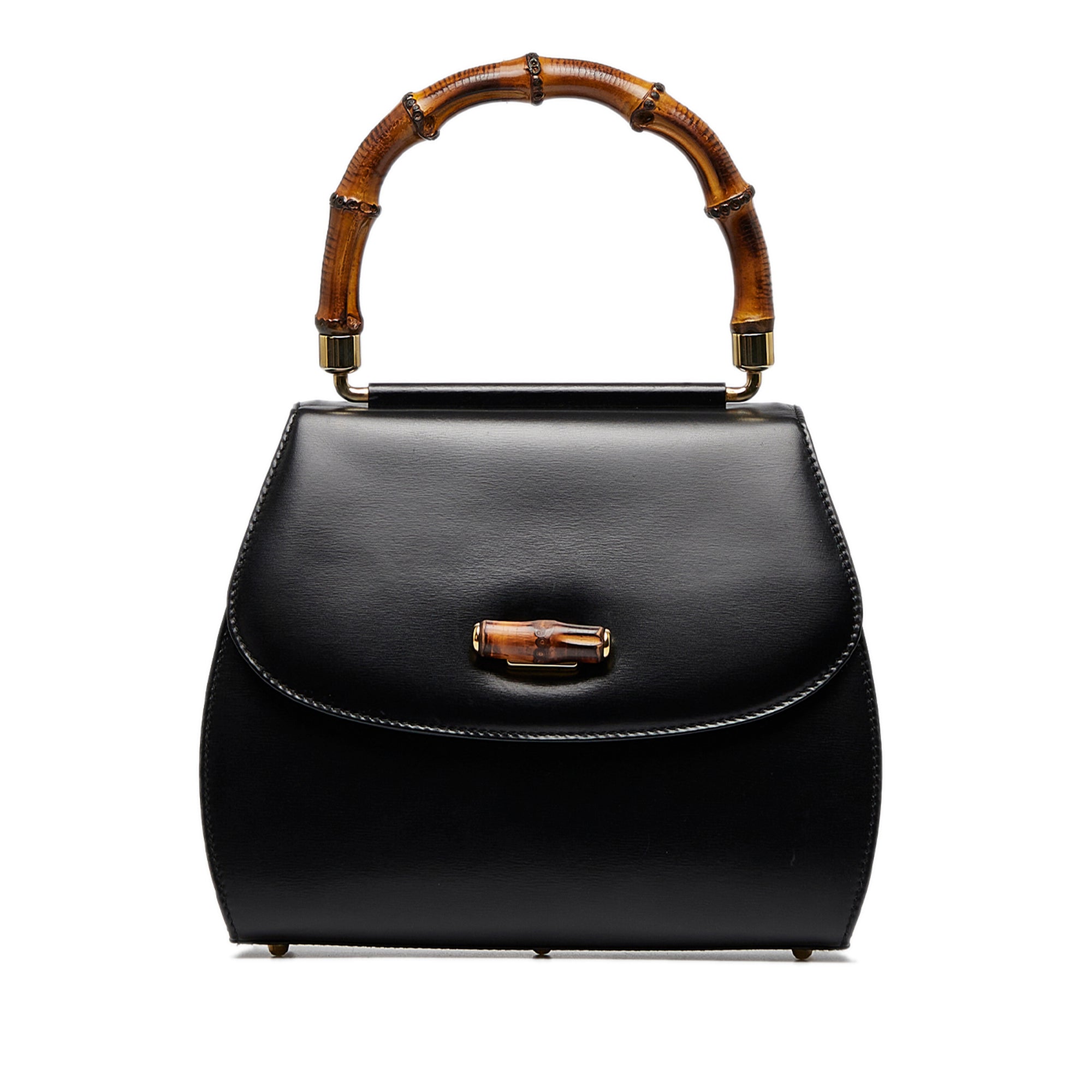 Gucci Bamboo 1947 Black Leather