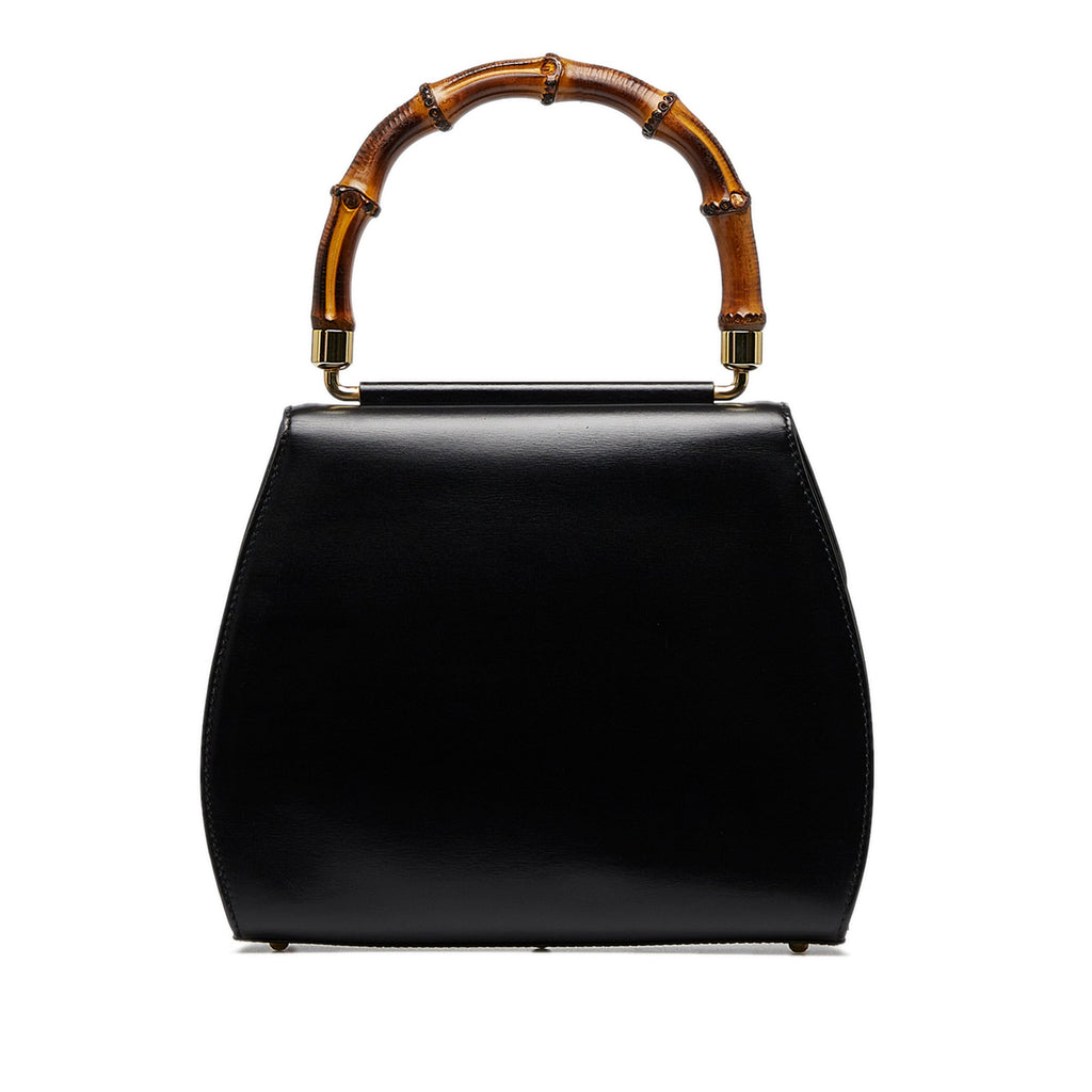 Gucci Bamboo 1947 Black Leather