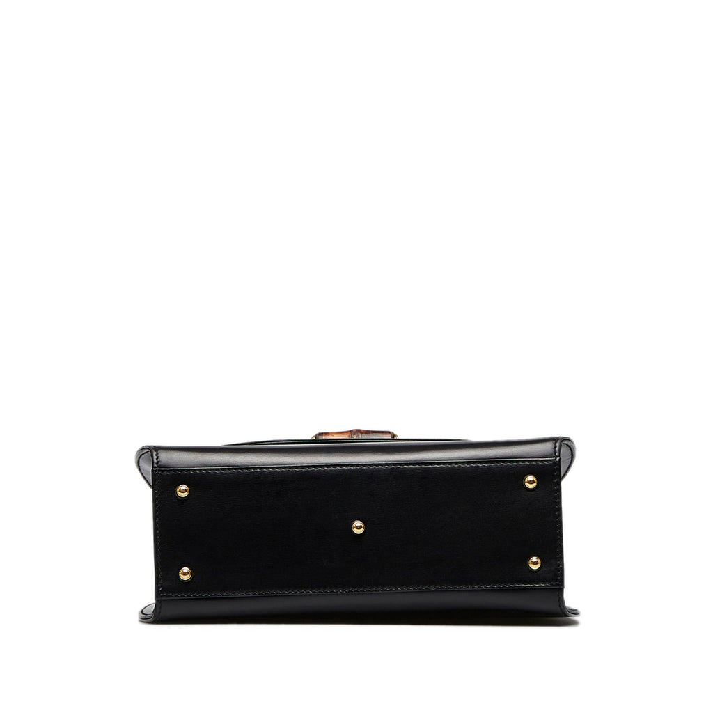 Gucci Bamboo 1947 Black Leather