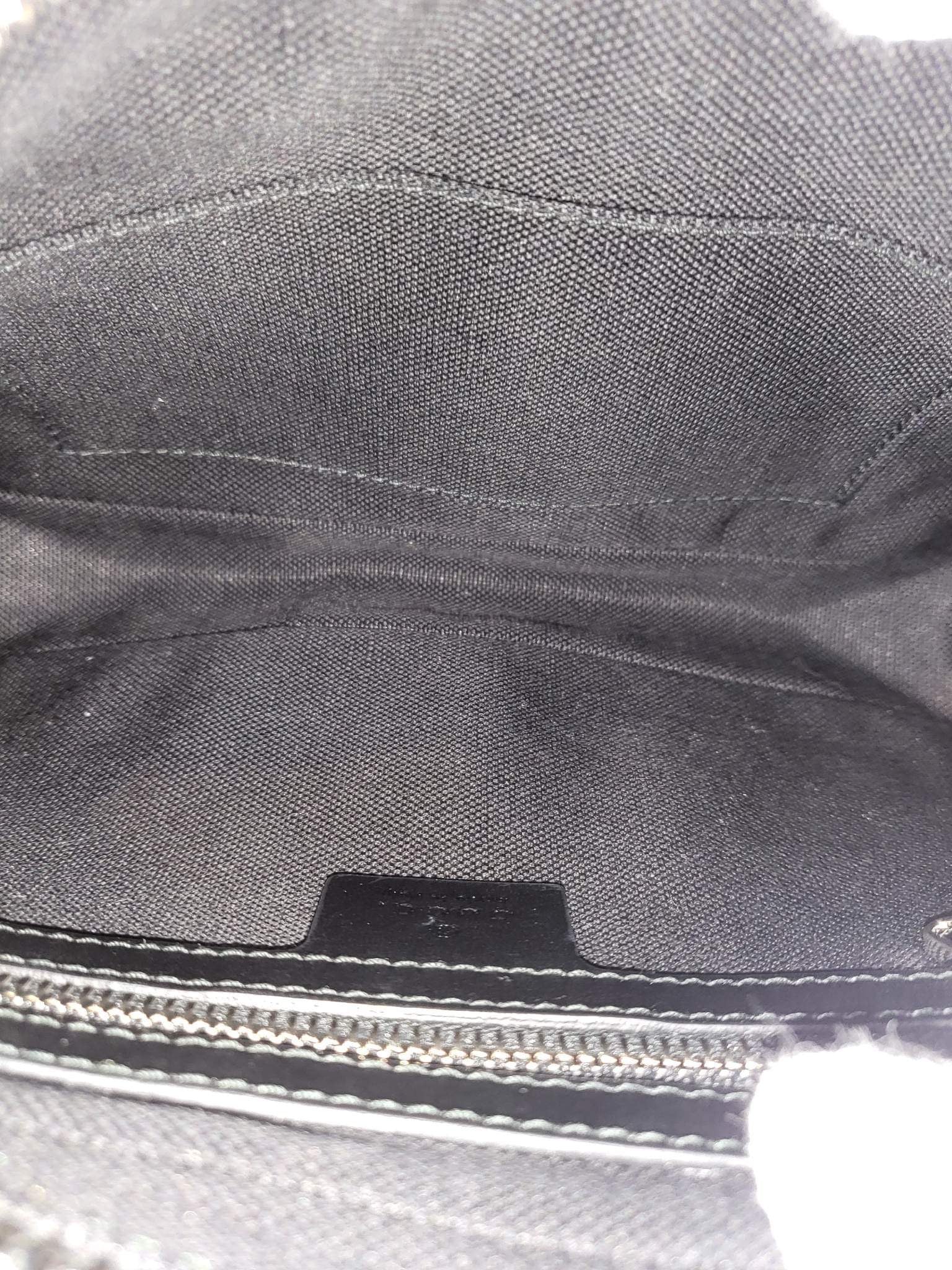 Authentic GG Black Belt Bag Gucci