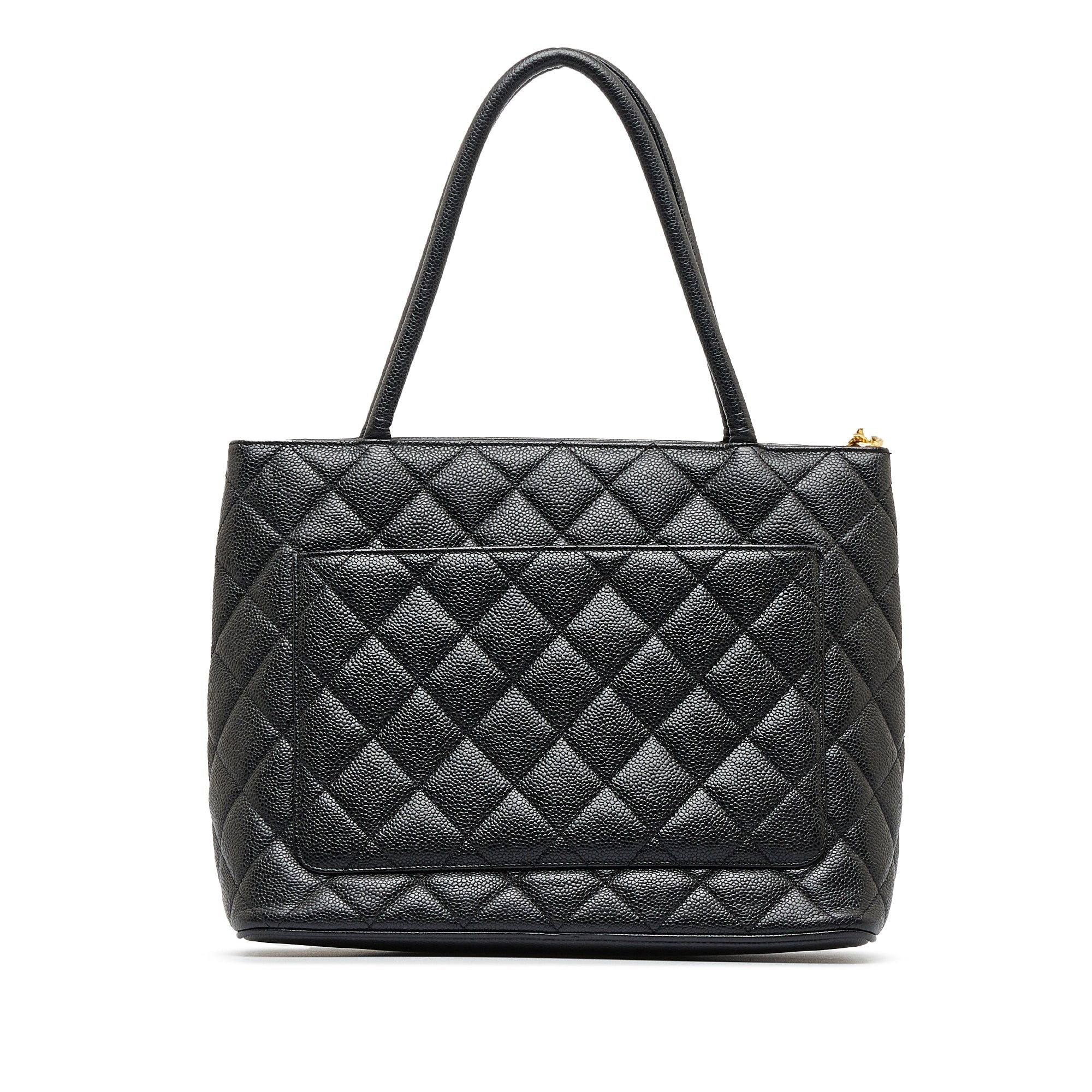 CHANEL Caviar Medallion Tote Bag