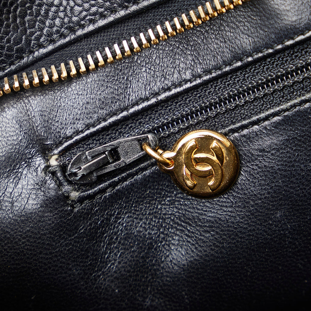 CHANEL Caviar Medallion Tote Bag