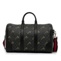 Gucci Duffle Bag Black GG Supreme Tiger Canvas