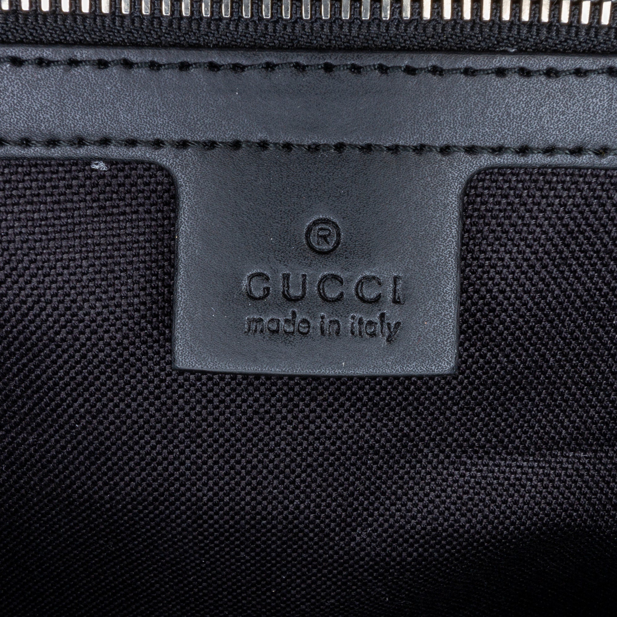 Gucci Duffle Bag Black GG Supreme Tiger Canvas