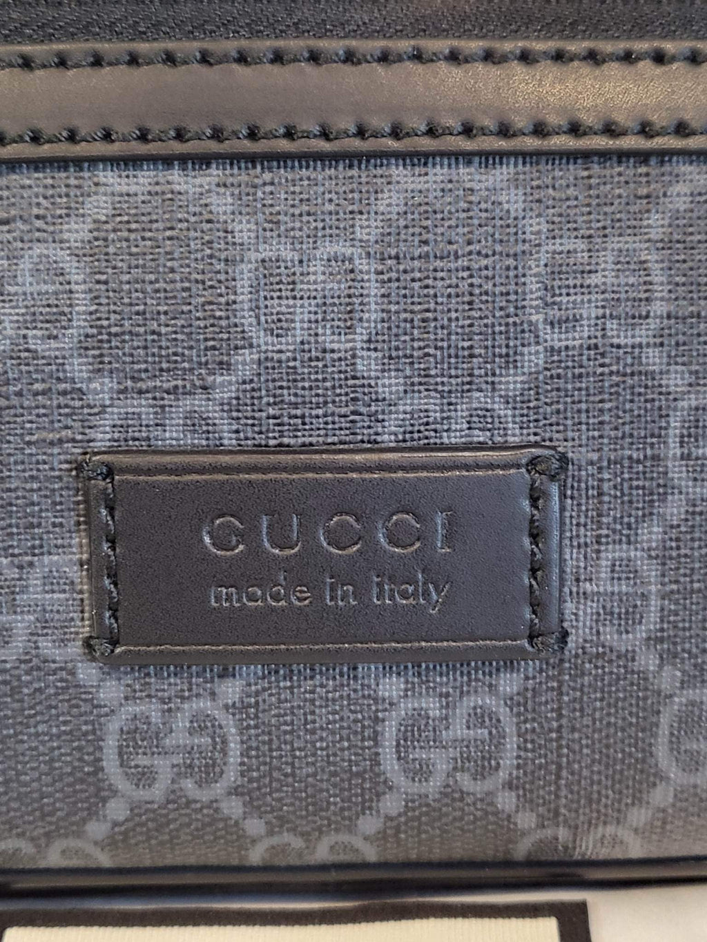 Authentic GG Black Belt Bag Gucci