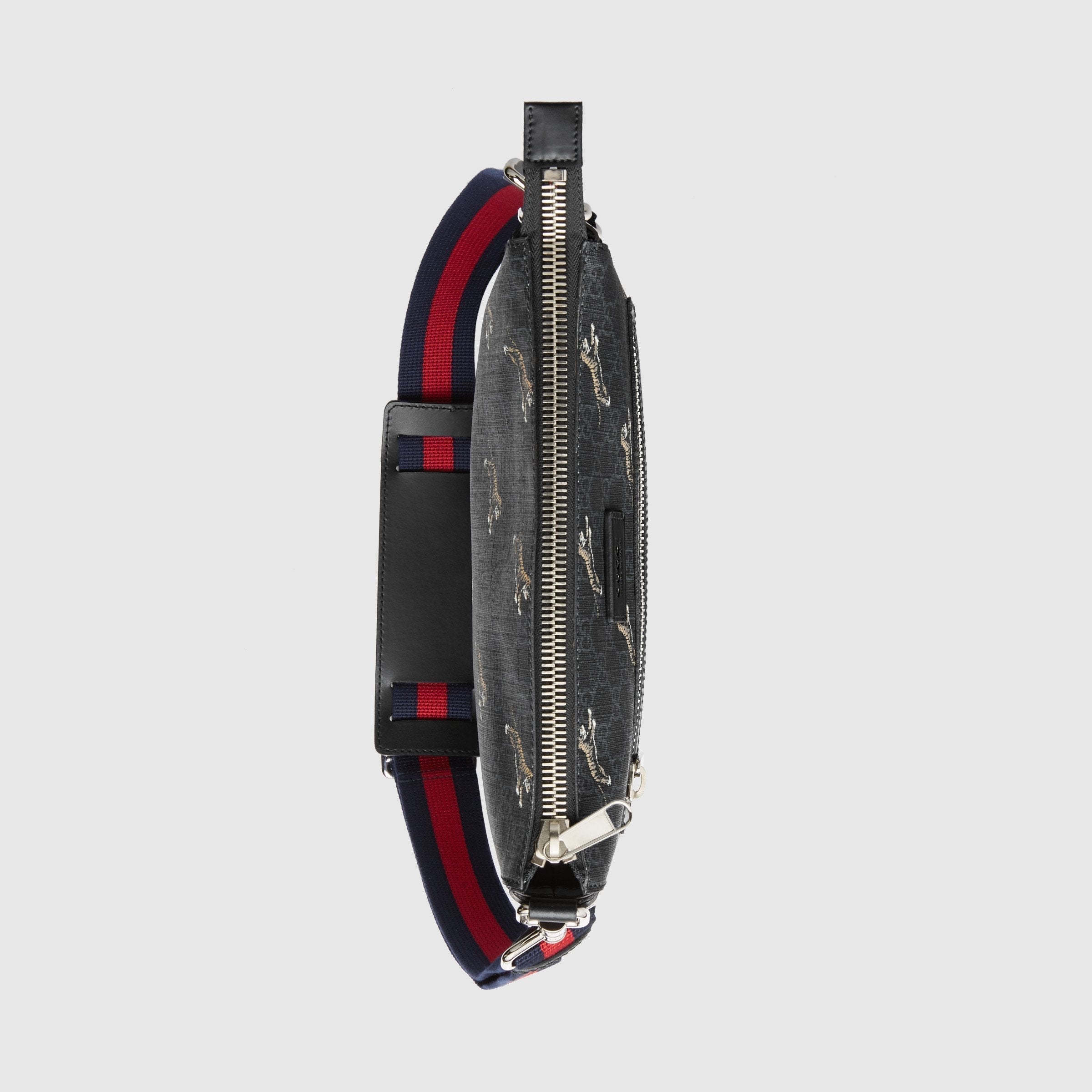 Gucci Bestiary Messenger With Tigers