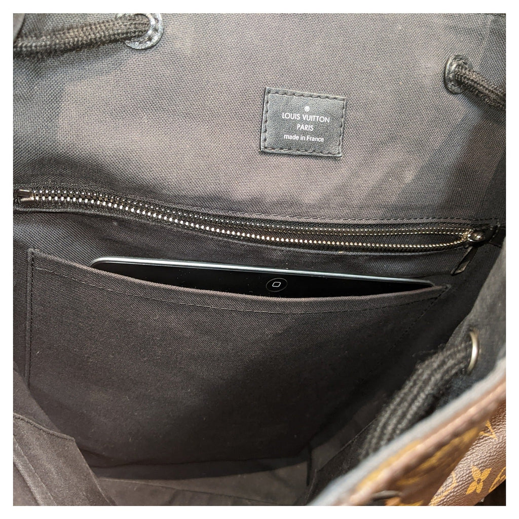 Louis Vuitton Monogram Macassar Christopher PM Backpack