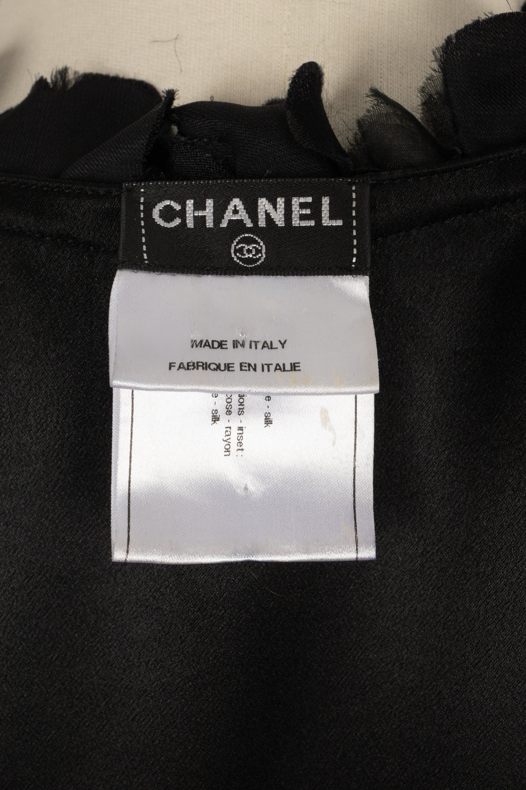 Haut en soie Chanel