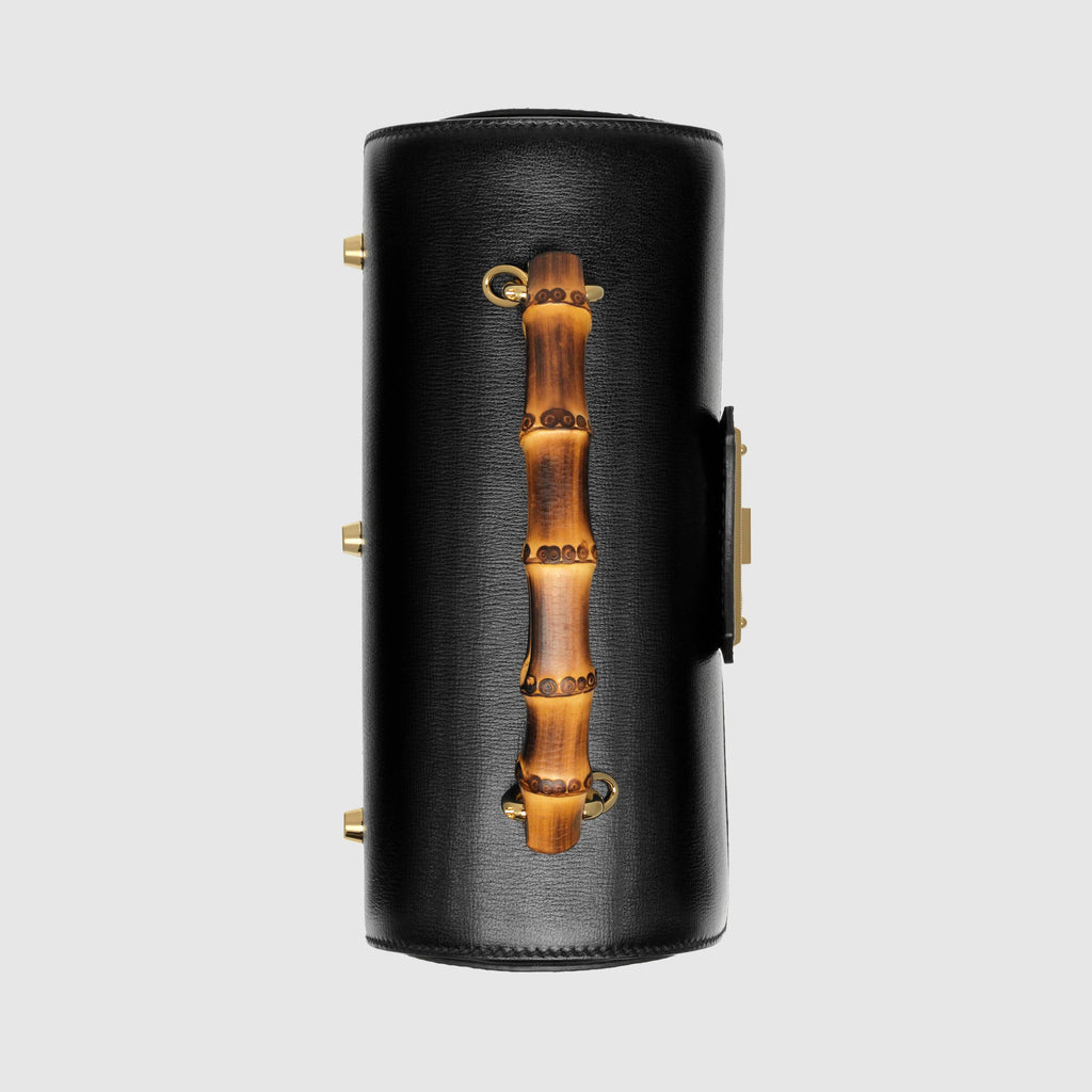 Gucci Padlock Small Bamboo Shoulder Bag Black