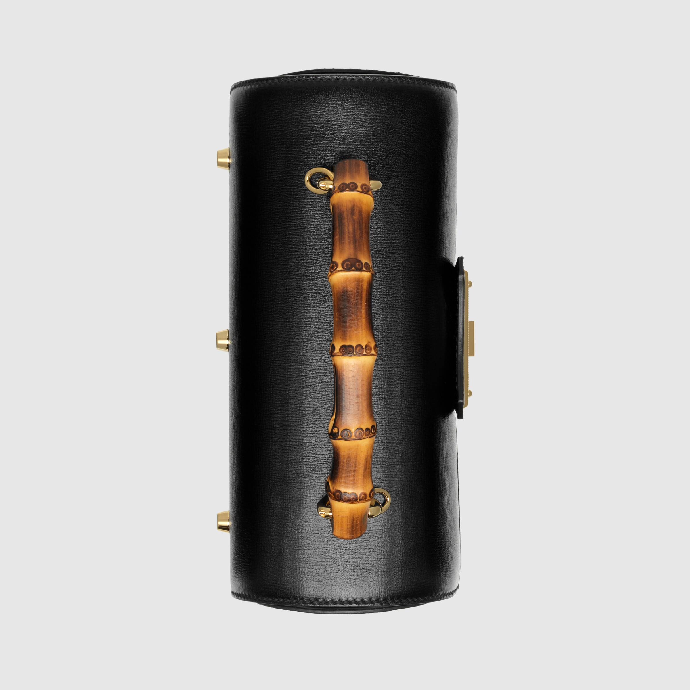 Gucci Padlock Small Bamboo Shoulder Bag Black