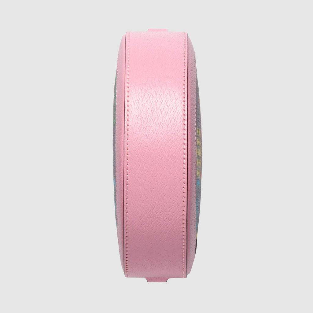 Gucci GG Psychedelic Round Shoulder Bag Pink