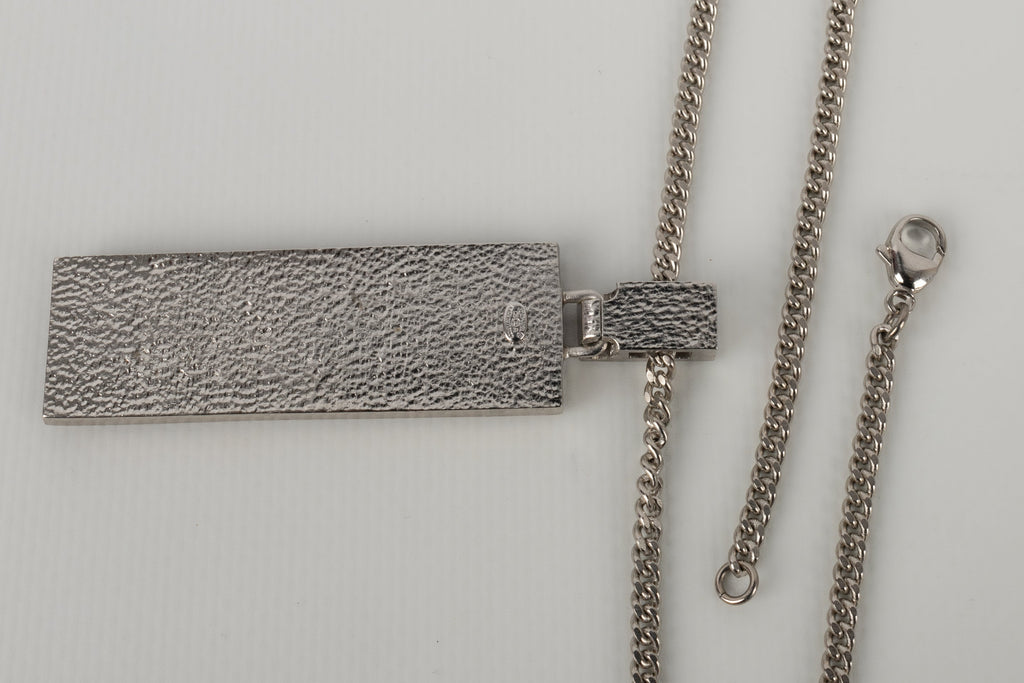 Collier argent�� Chanel Automne 2003