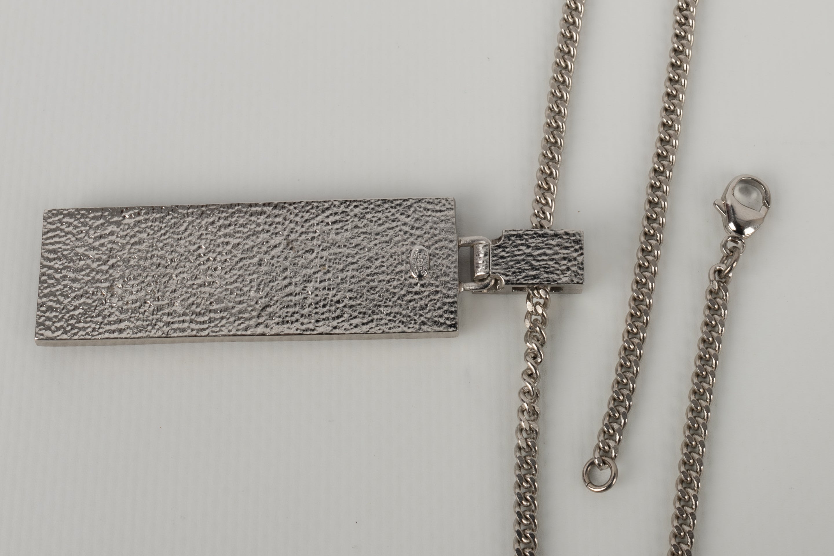 Collier argent�� Chanel Automne 2003