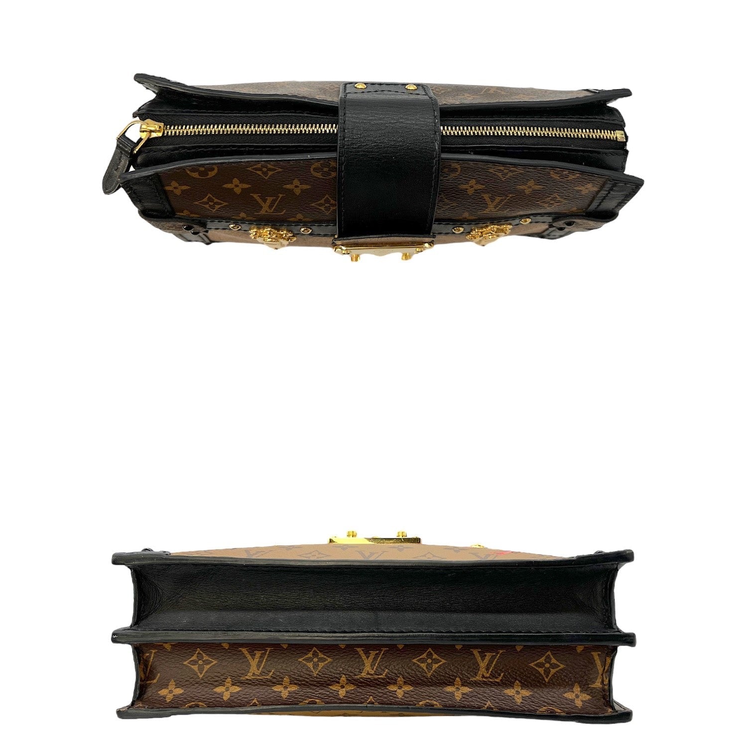 Louis Vuitton Reverse Monogram Trunk Clutch