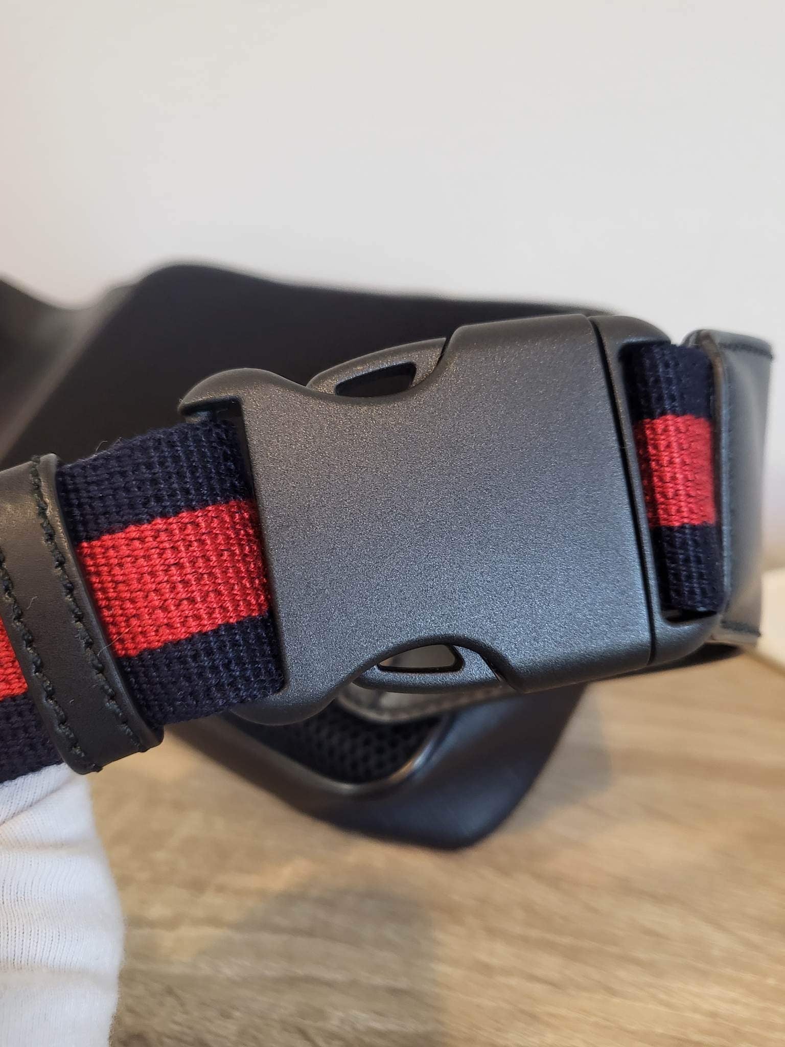 Authentic GG Black Belt Bag Gucci