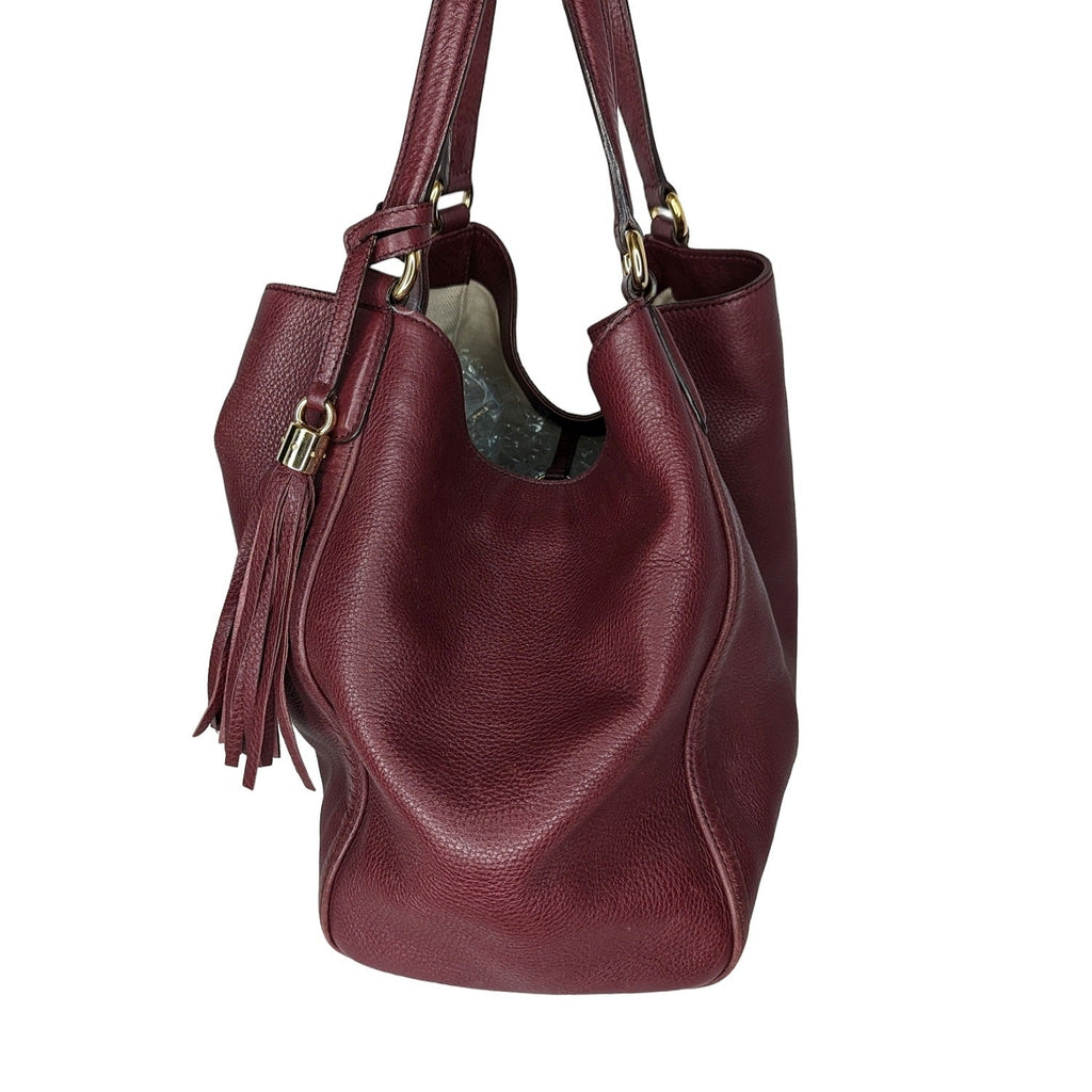 Gucci Pebbled Leather Soho Medium Shoulder Bag