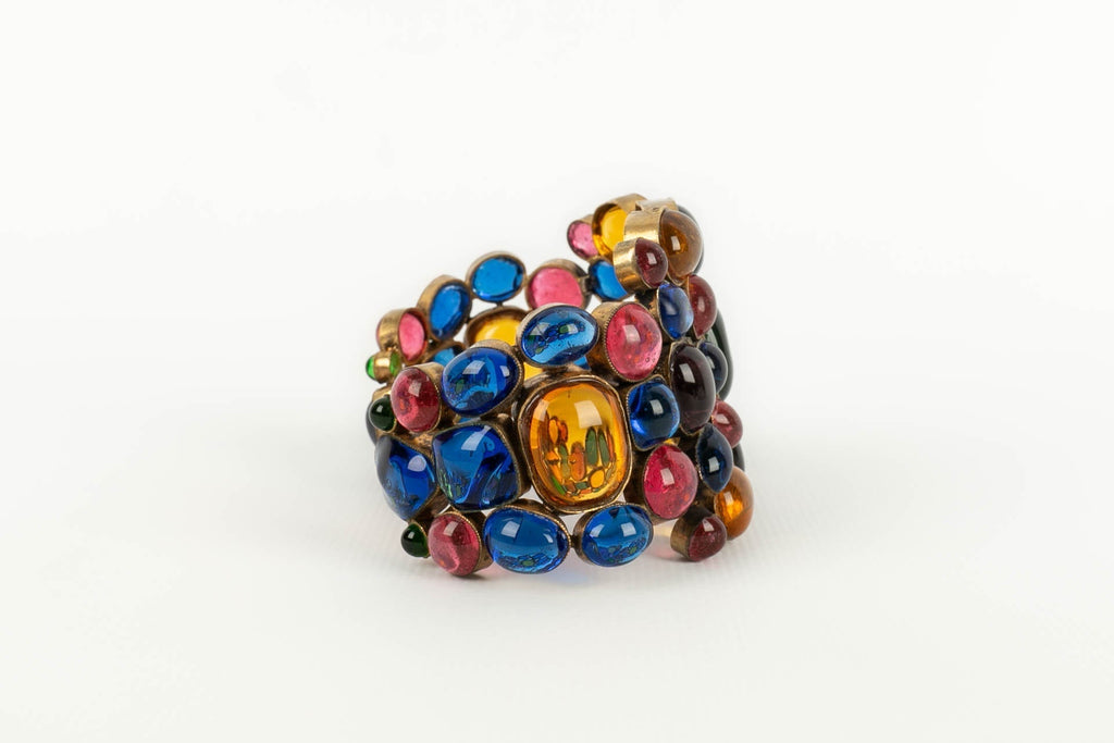 Bracelet en pâte de verre Chanel