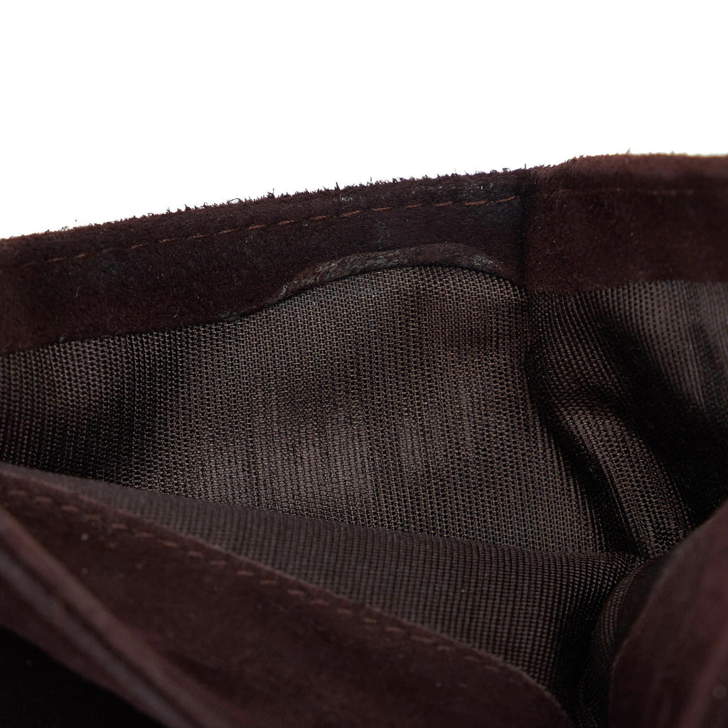 PRADA Suede Trifold Wallet Small Wallets