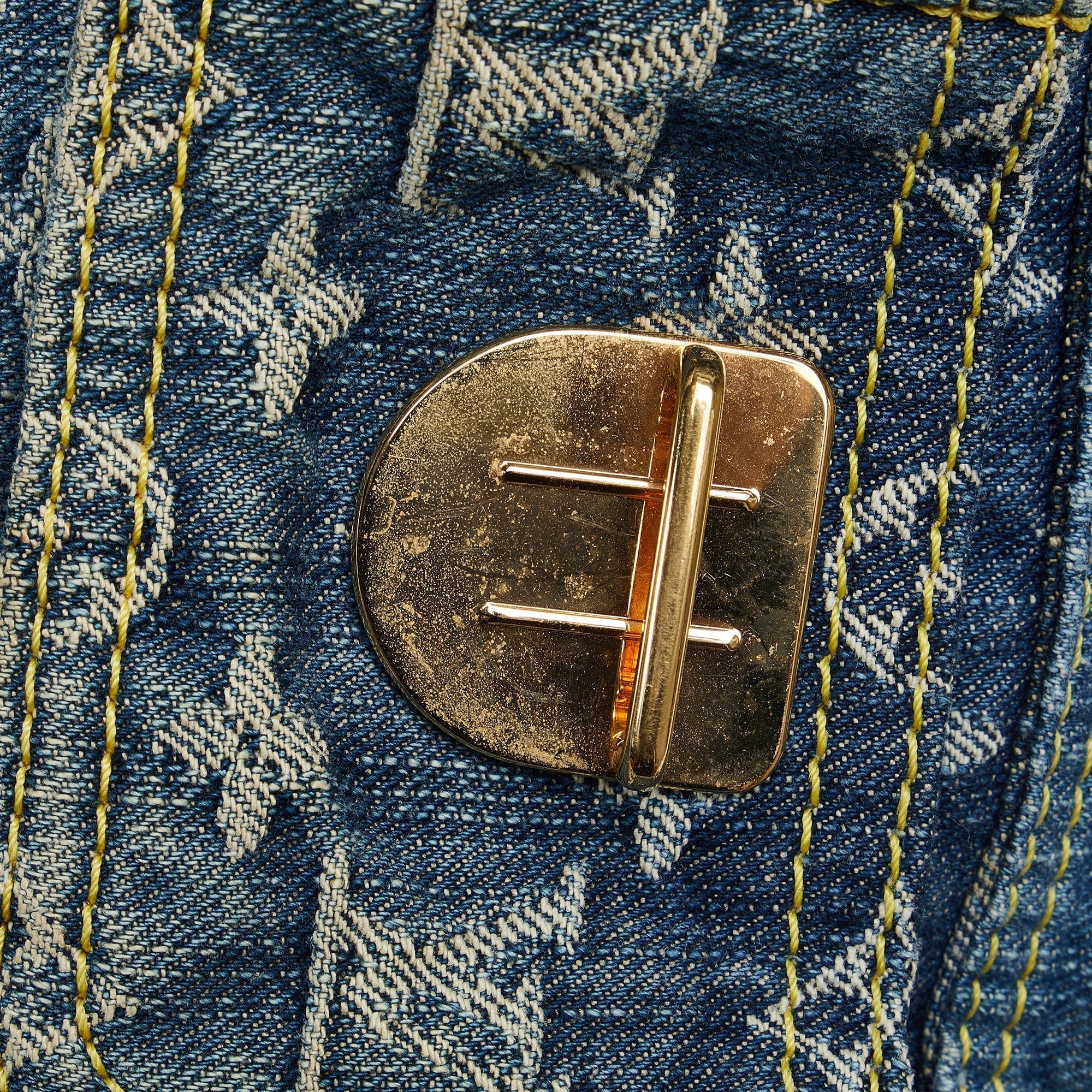 LOUIS VUITTON Monogram Denim Baggy PM
