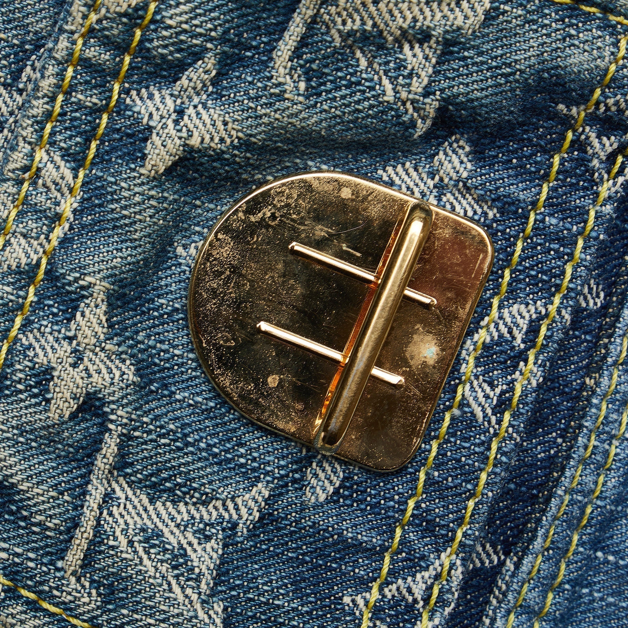 LOUIS VUITTON Monogram Denim Baggy PM