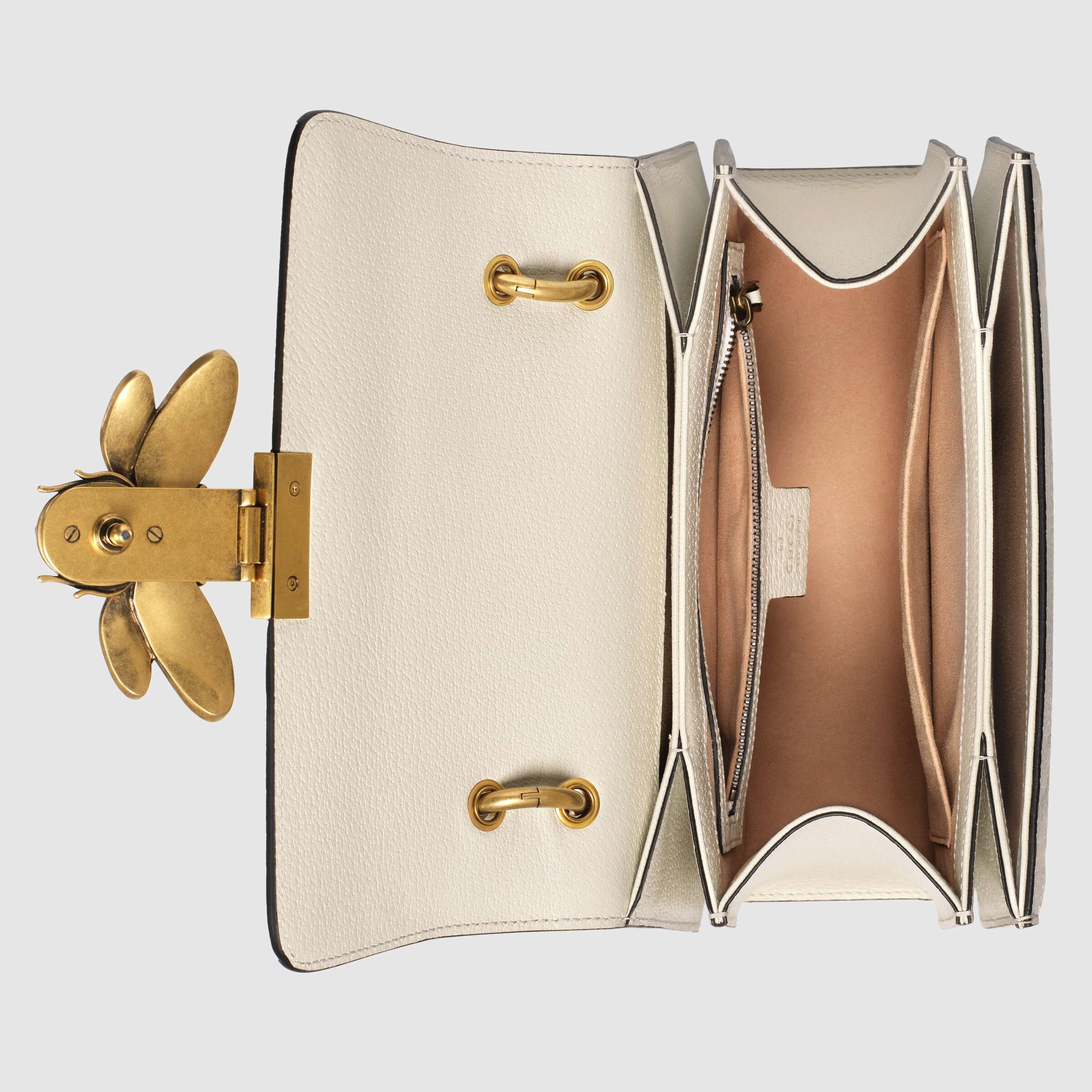 Gucci Queen Margaret GG Small Top Handle Bag White