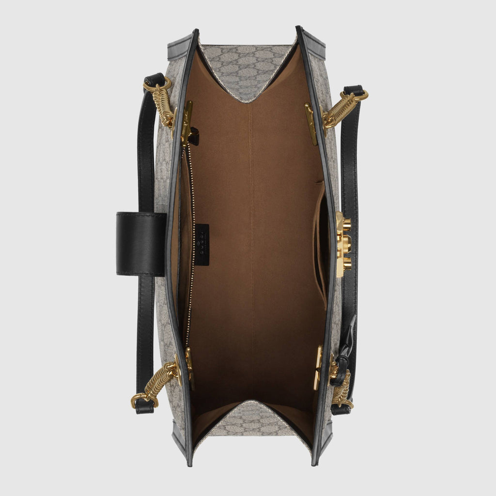 Gucci Padlock Medium GG Shoulder Beige/Ebony Black