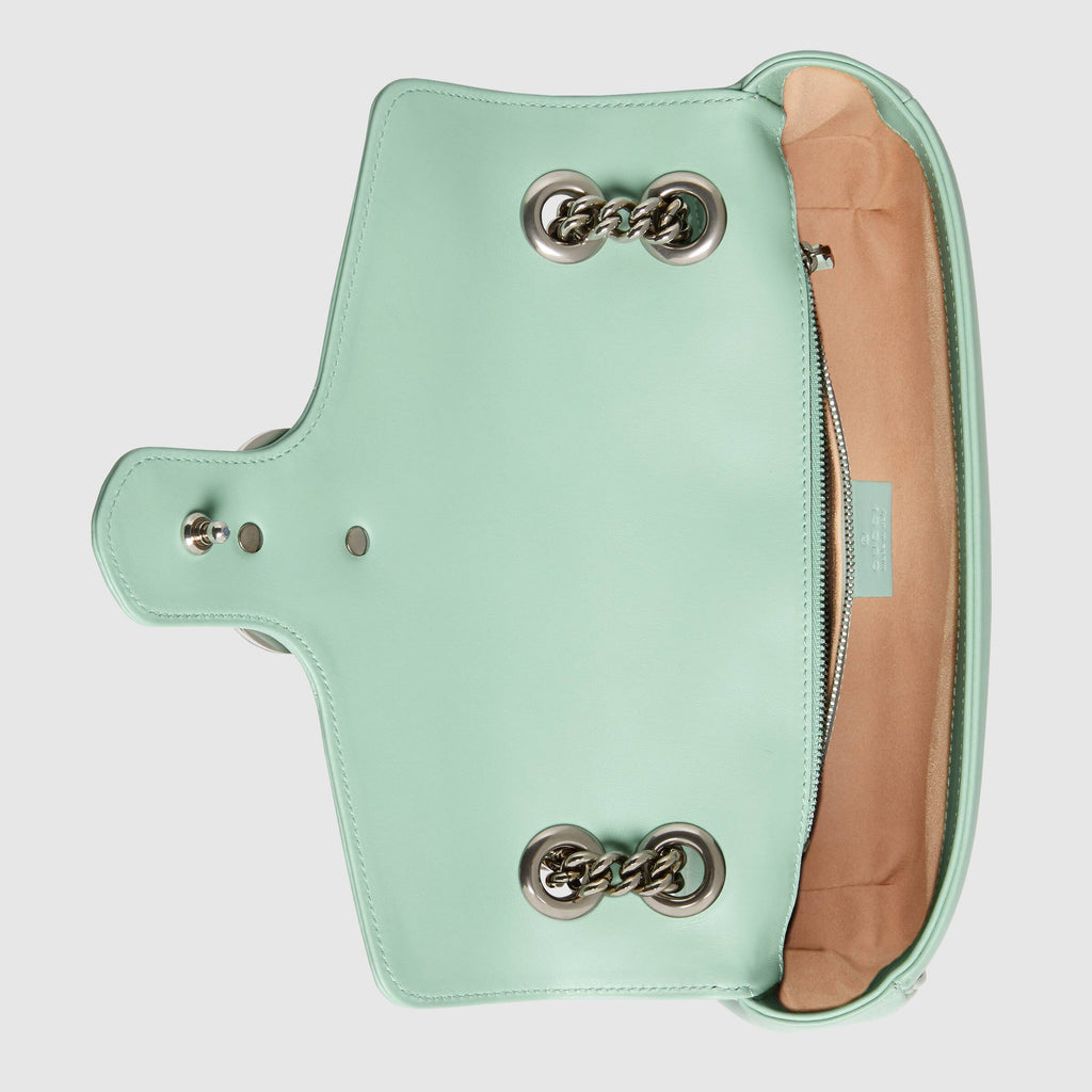 Gucci GG Marmont Small Shoulder Bag Pastel Green
