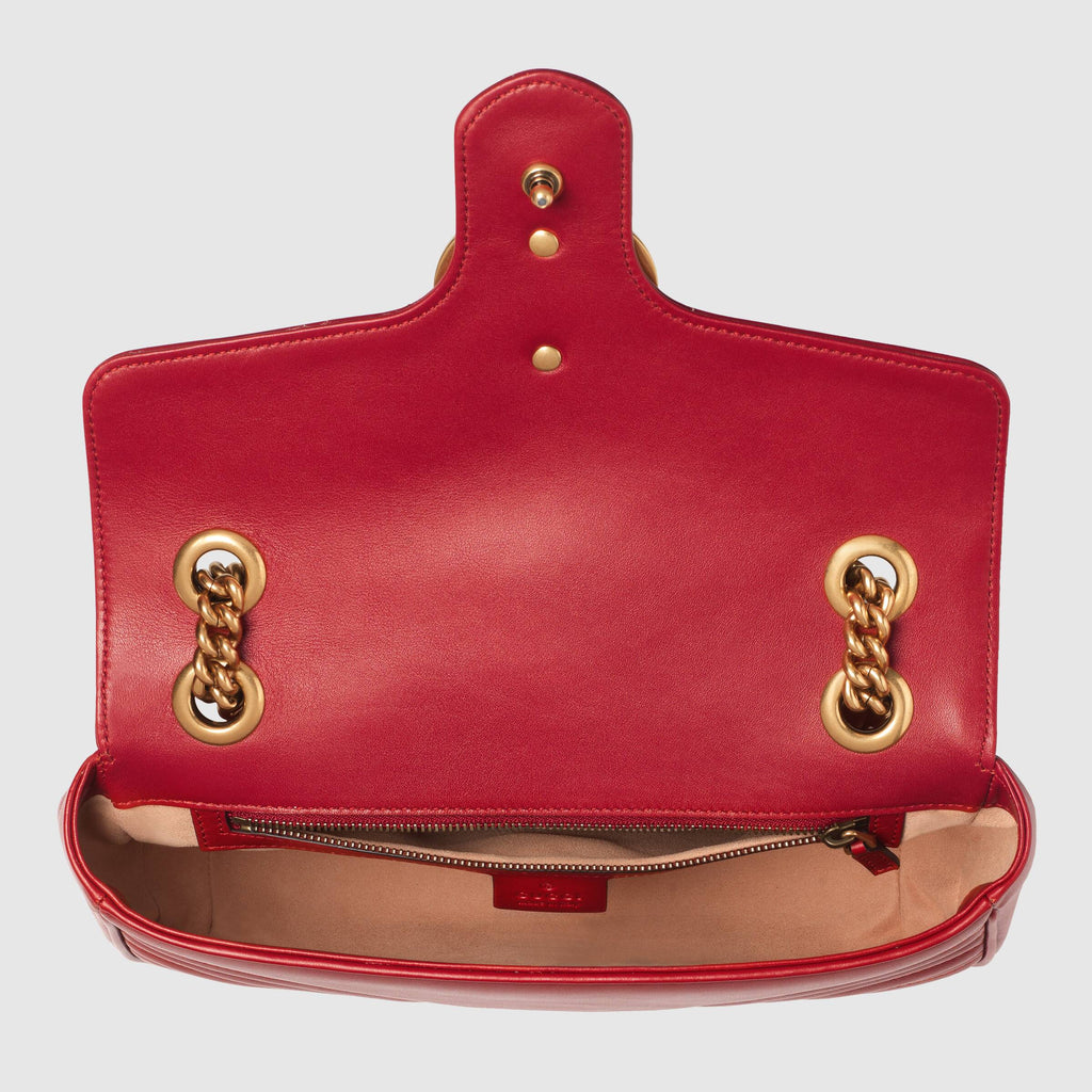 Gucci GG Marmont Small Shoulder Bag Red