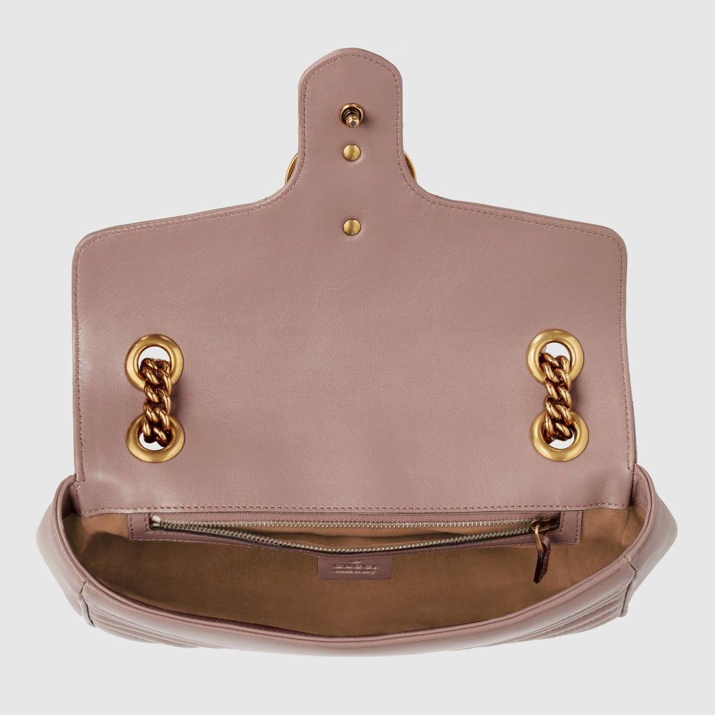 Gucci GG Marmont Small Shoulder Bag Dusty Pink
