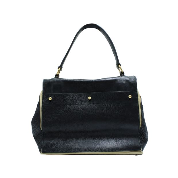 YVES SAINT LAURENT Vintage Crocodille Embossed Muse 2 Tote