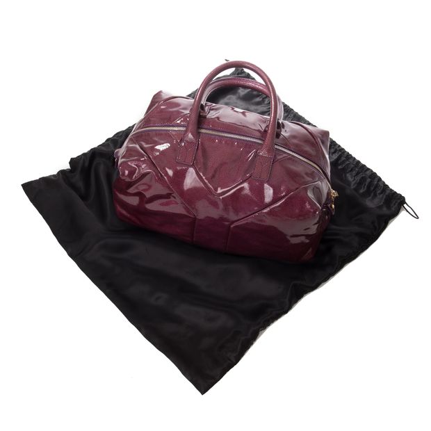 YVES SAINT LAURENT Patent Leather Y Bag