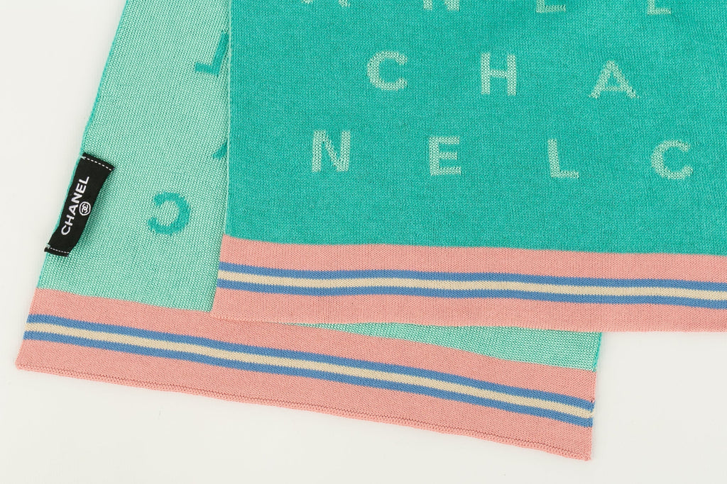 ��charpe verte Chanel