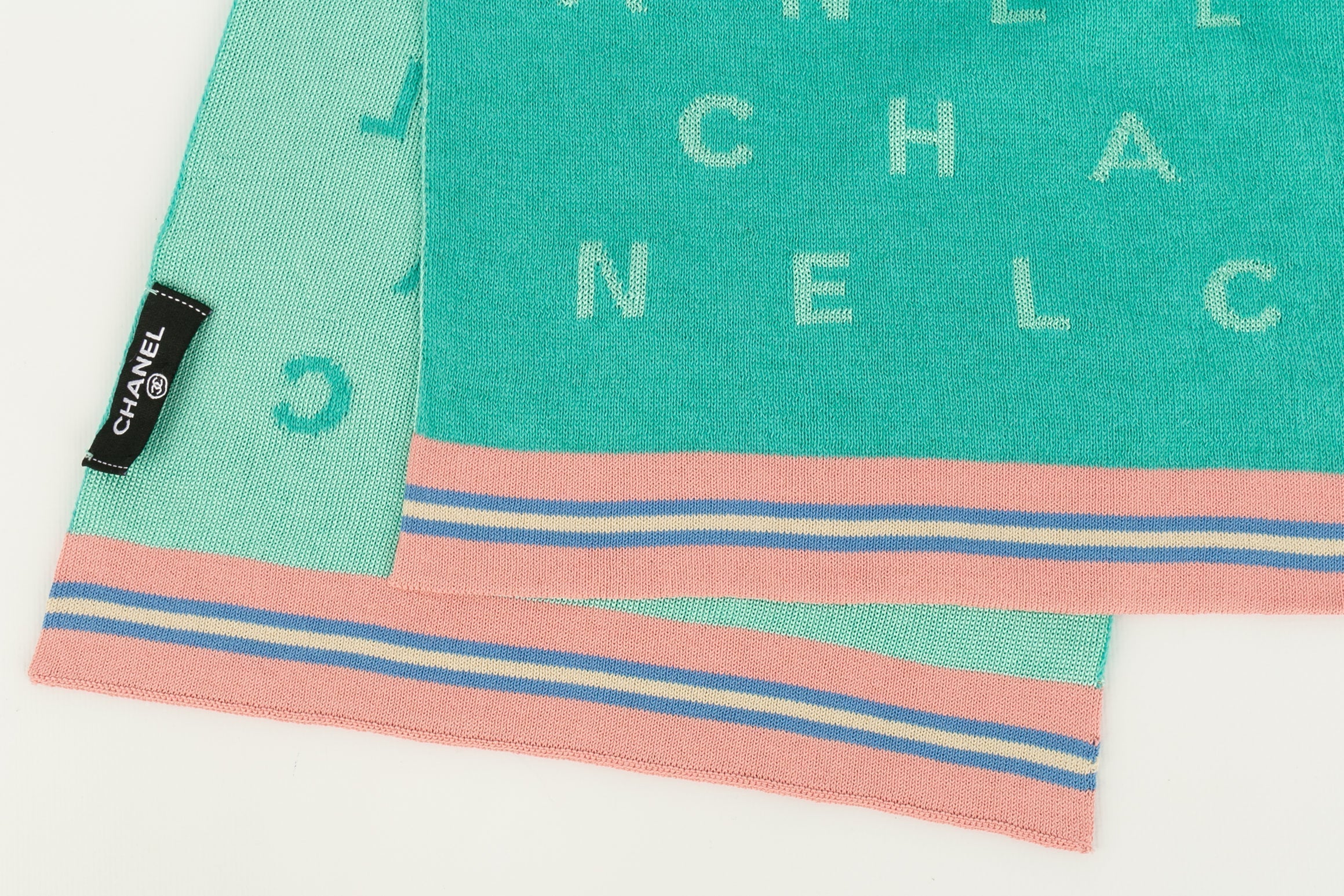 ��charpe verte Chanel