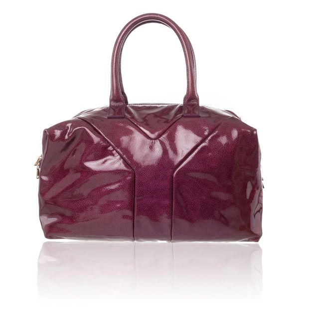 YVES SAINT LAURENT Patent Leather Y Bag