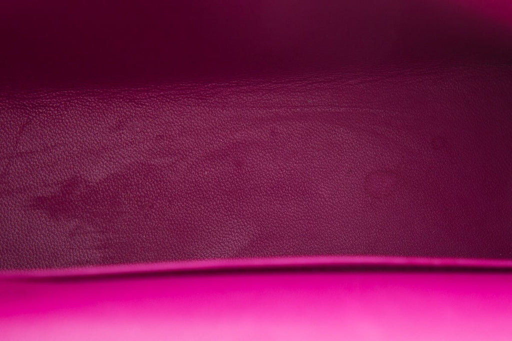 Hermès 2018 Rose Pourpre Chevre Mysore Mini Kelly 20cm W/PHW