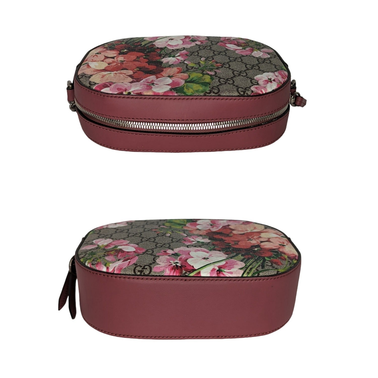 Gucci GG Supreme Blooms Mini Chain Shoulder Bag