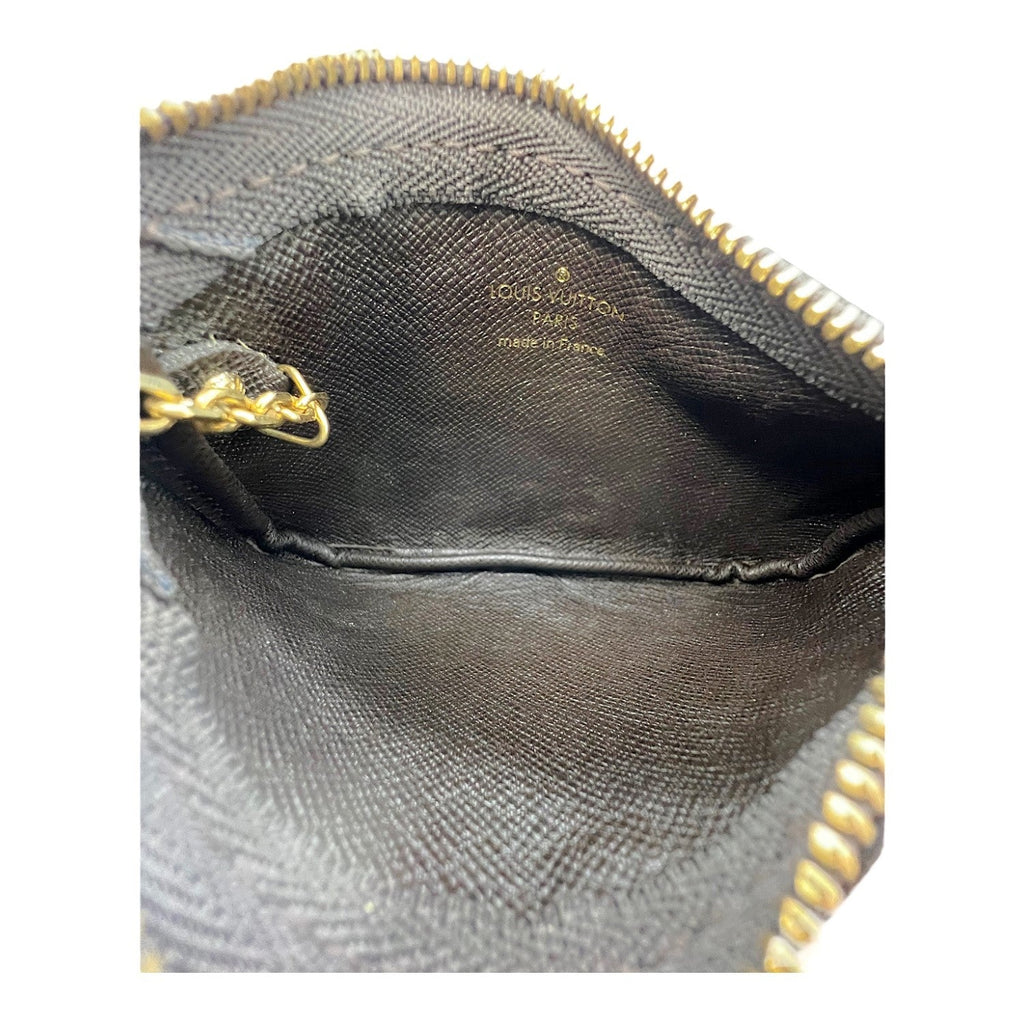 Louis Vuitton Monogram Mini Lin Key Pouch