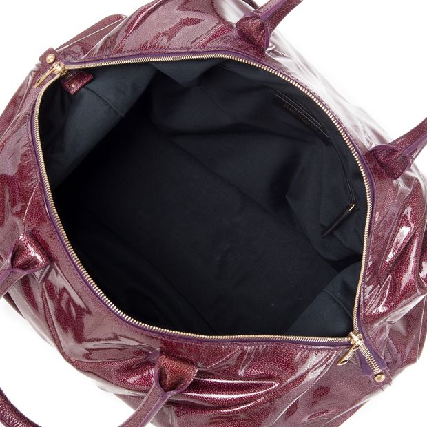 YVES SAINT LAURENT Patent Leather Y Bag