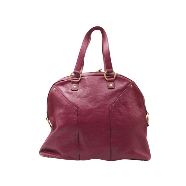 SAINT LAURENT Purple Muse Bag