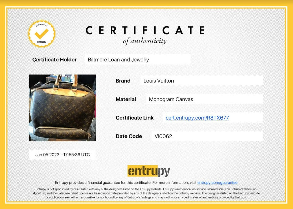 Louis Vuitton Vintage Monogram Canvas Evasion Travel Bag