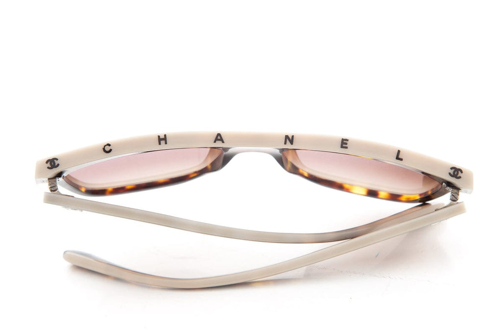 Chanel Brown Square Sunglasses