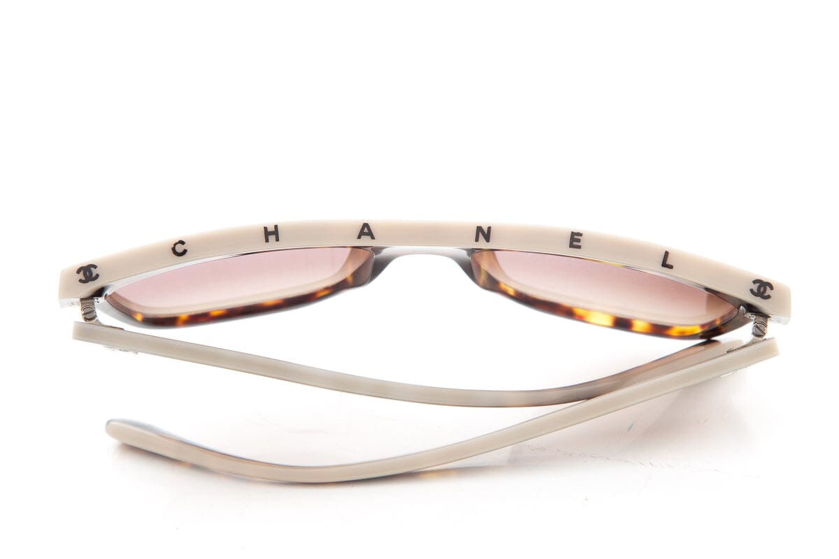 Chanel Brown Square Sunglasses