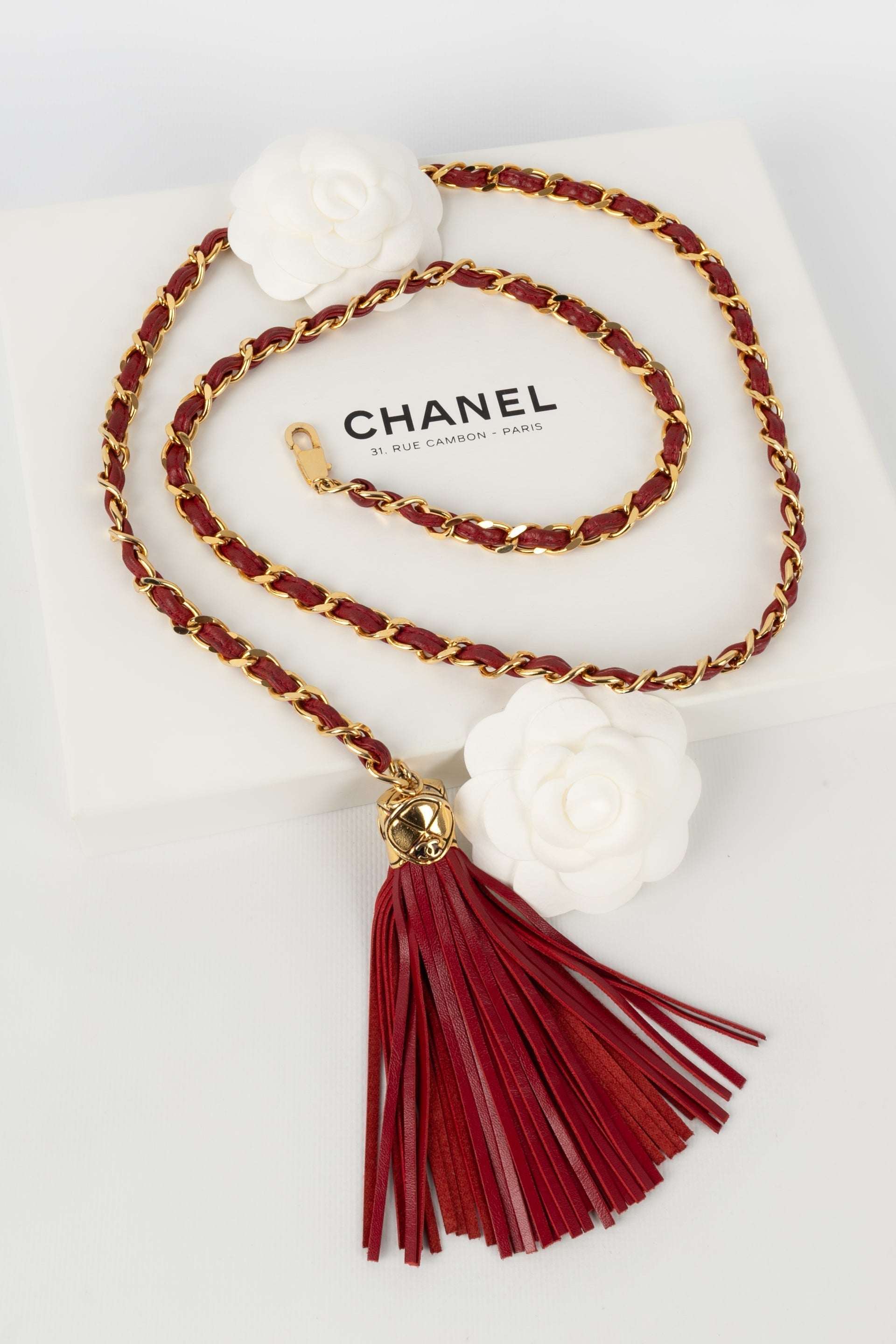 Ceinture en cuir Chanel