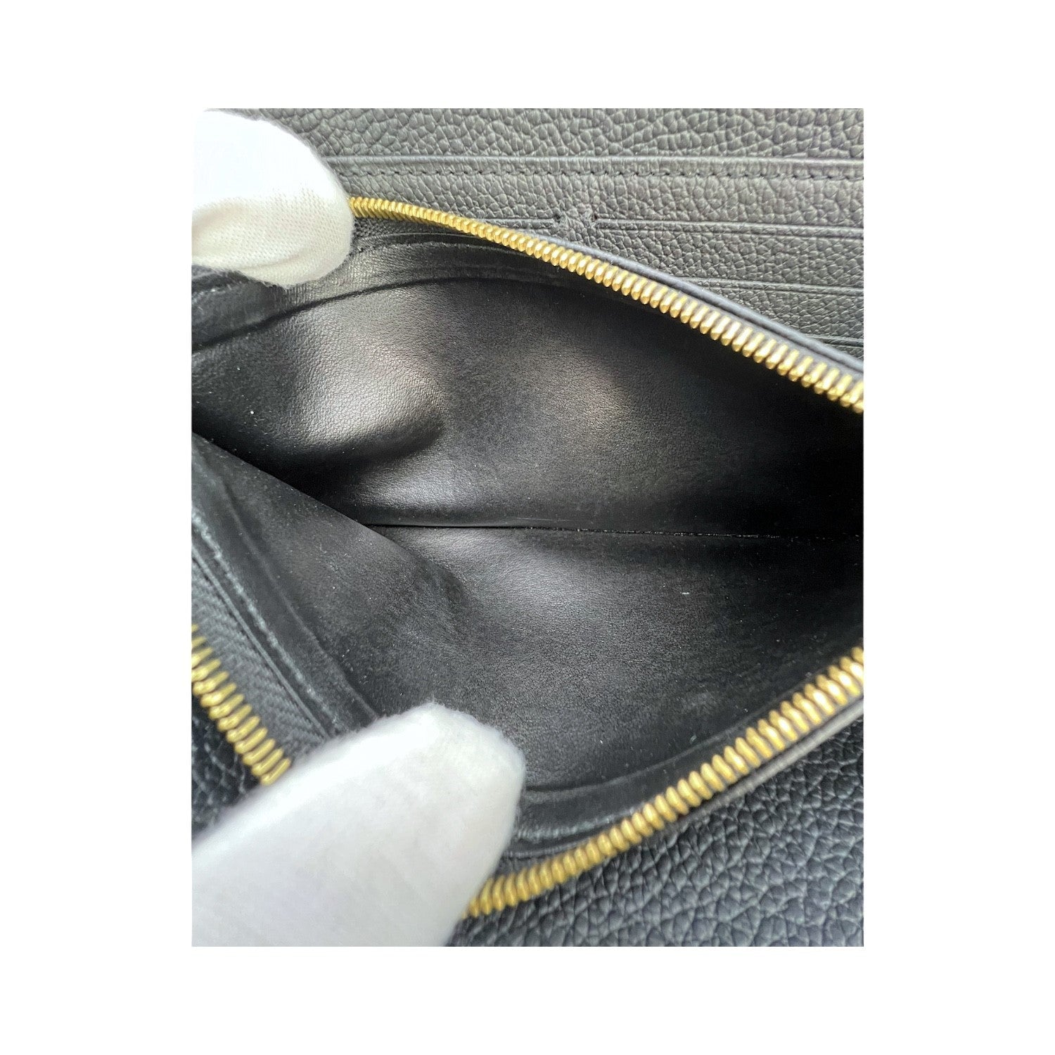 Louis Vuitton Monogram Empreinte Leather Zippy Wallet