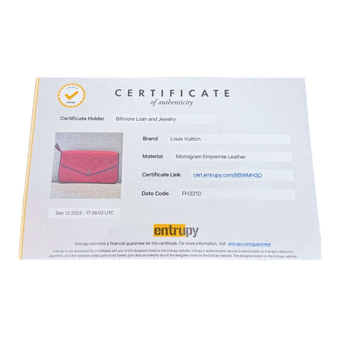 Louis Vuitton Monogram Empreinte Pochette Felice