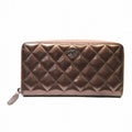 Chanel Brown Leather - wallet accessories