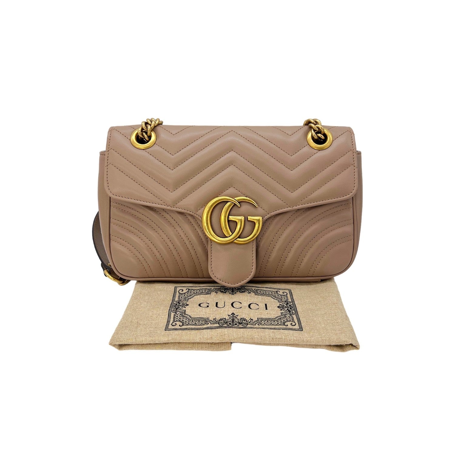Gucci Medium Matelassé Marmont Shoulder Bag